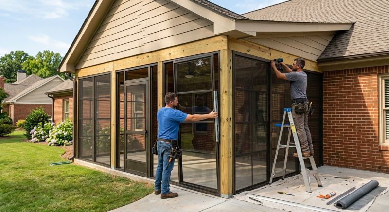 Deck Enclosure Construction in Asheville, NC