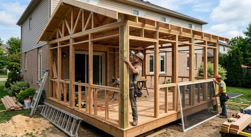 Deck Enclosure Installation in Nashville, TN