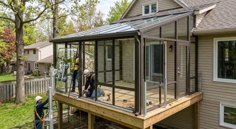 Deck Enclosure Installation in Chattanooga, TN