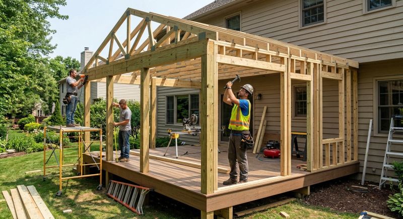 Deck Enclosure Installation in Knoxville, TN