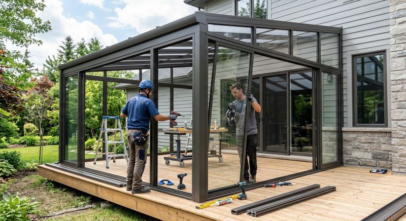 Enclosed Deck Installation in Knoxville, TN