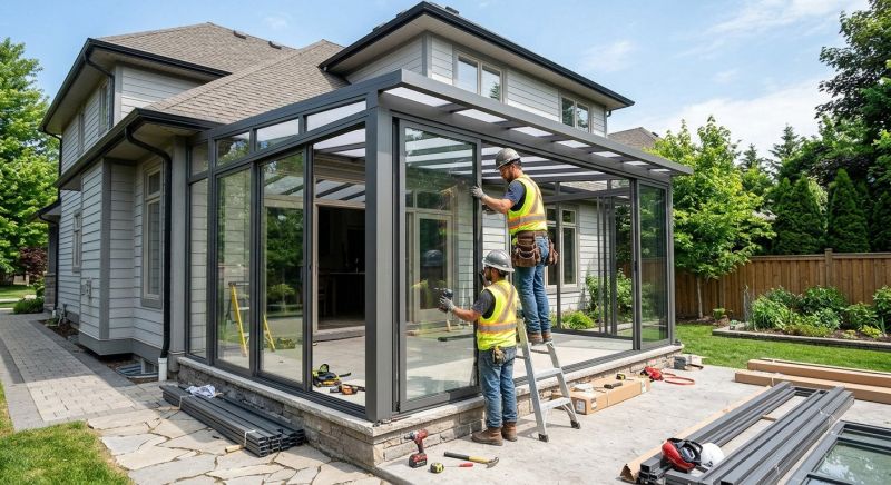 Enclosed Patio Installation in Knoxville, TN