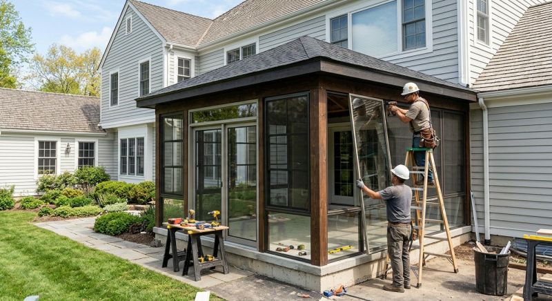 Enclosed Porch Construction in Longmont, CO