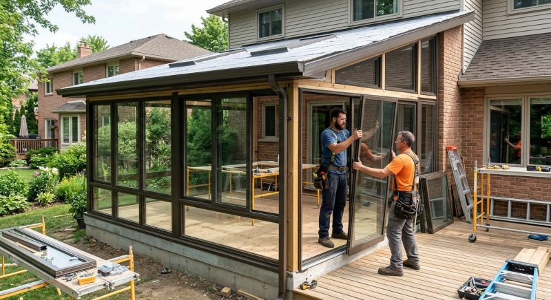 Lanai Enclosure Installation in Longmont, CO