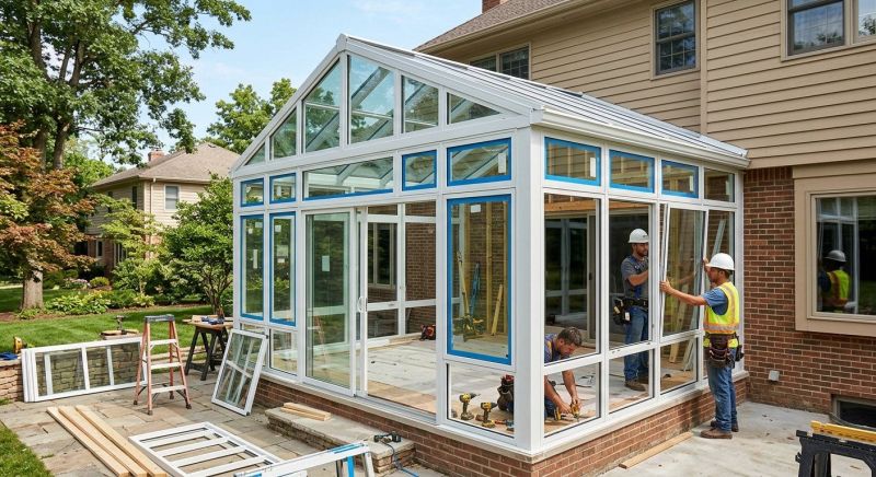 Three Season Room Installation in Knoxville, TN