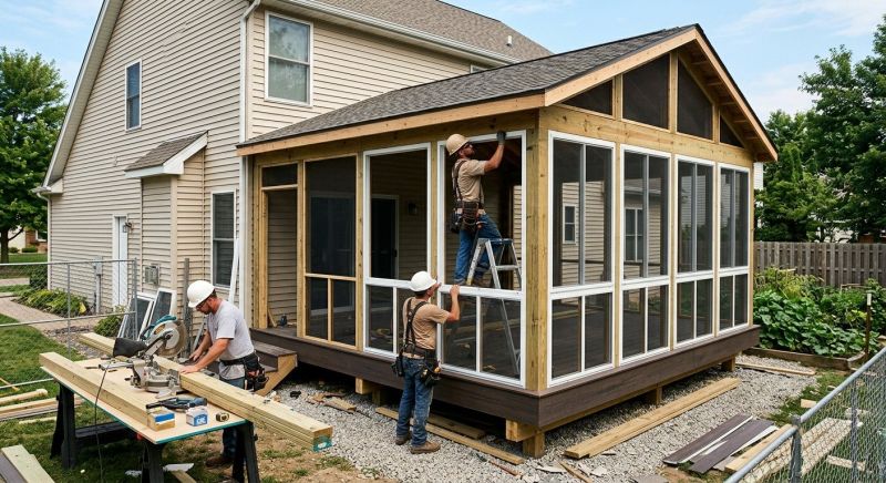 Deck Enclosure Construction in Chattanooga, TN