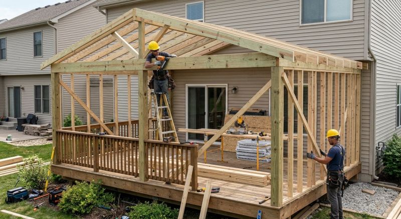 Deck Enclosure Installation in Austin, TX