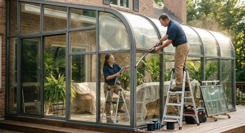 Sunroom Glass Repair in Nashville, TN